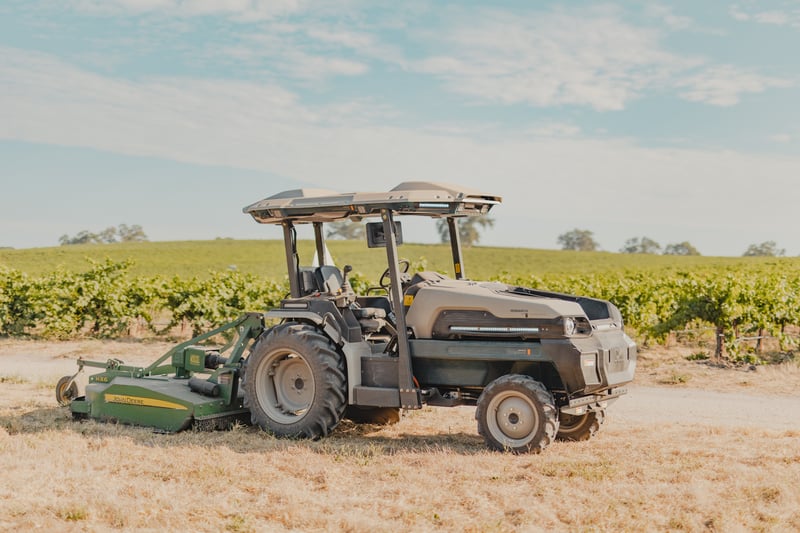 Bringing an MK-V electric tractor to their operation underscores their on-going dedication to sustainable farming and renewable energy.  